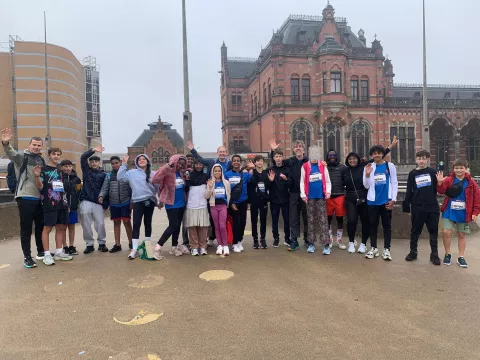 De 4 Mijl van Groningen met de Simon van Hasseltschool.