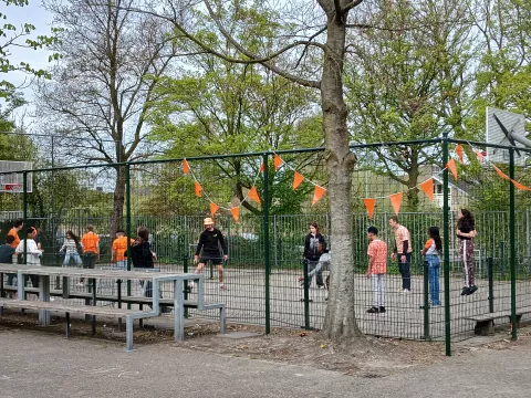 Oranjefeest plein