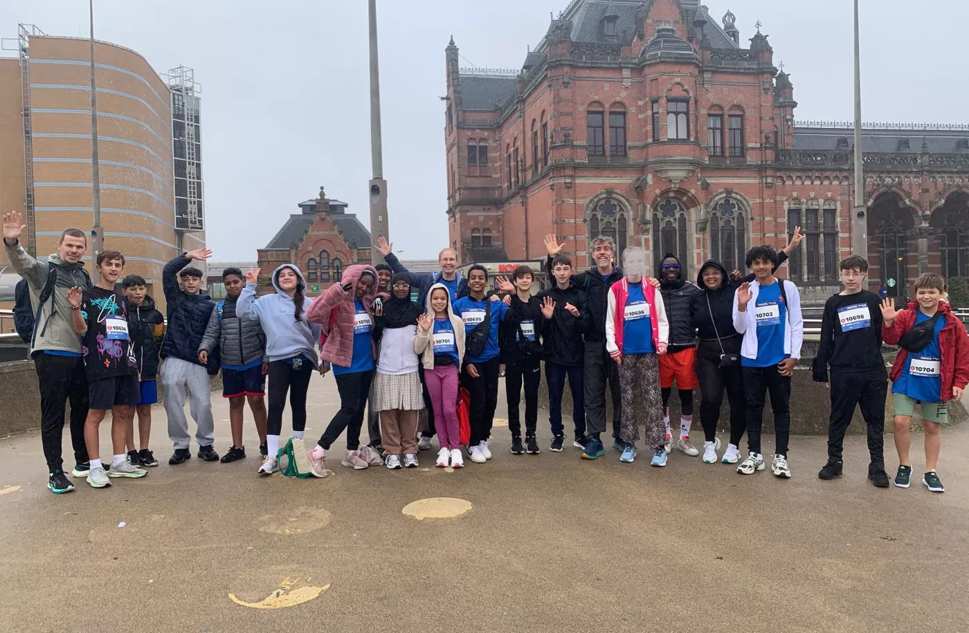 De 4 Mijl van Groningen met de Simon van Hasseltschool.