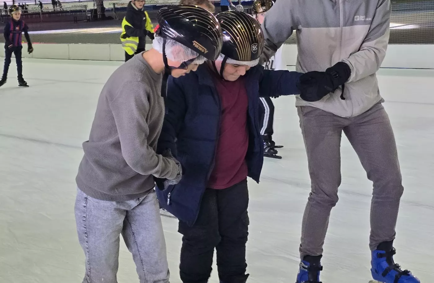 Schaatsen met de Simon van Hasseltschool.