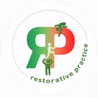 Het logo van Restorative Practice