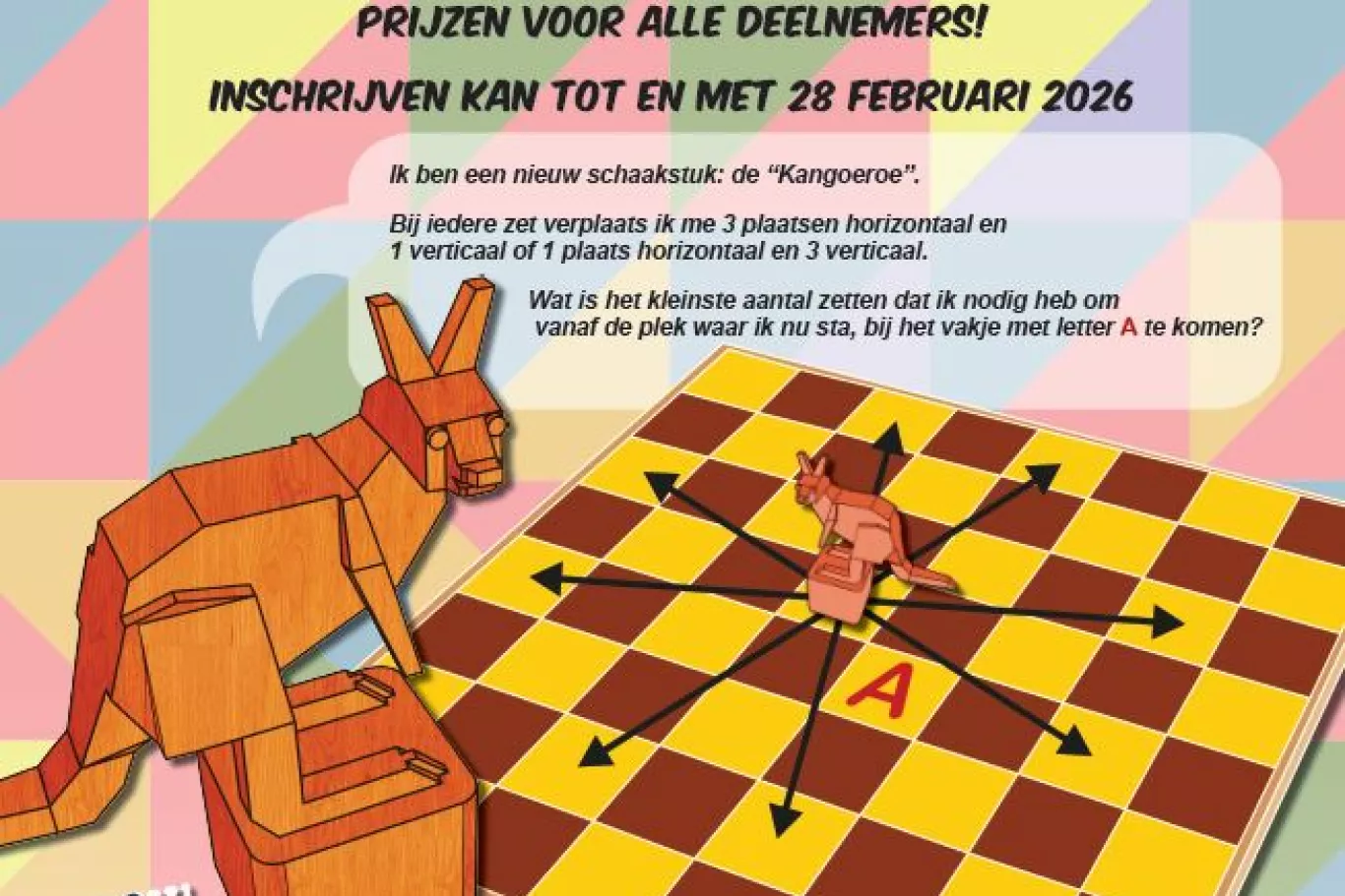 Poster Kangoeroewedstrijd